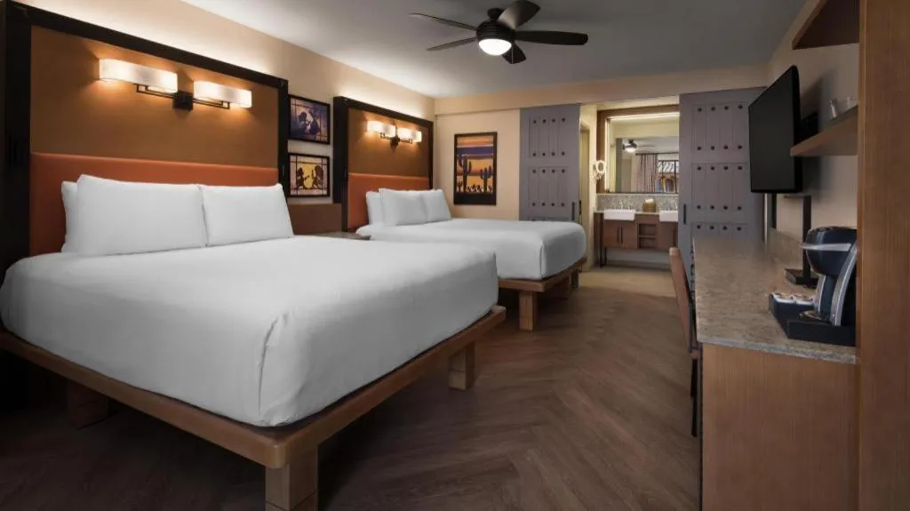 Bed in Disney's Coronado Springs Resort