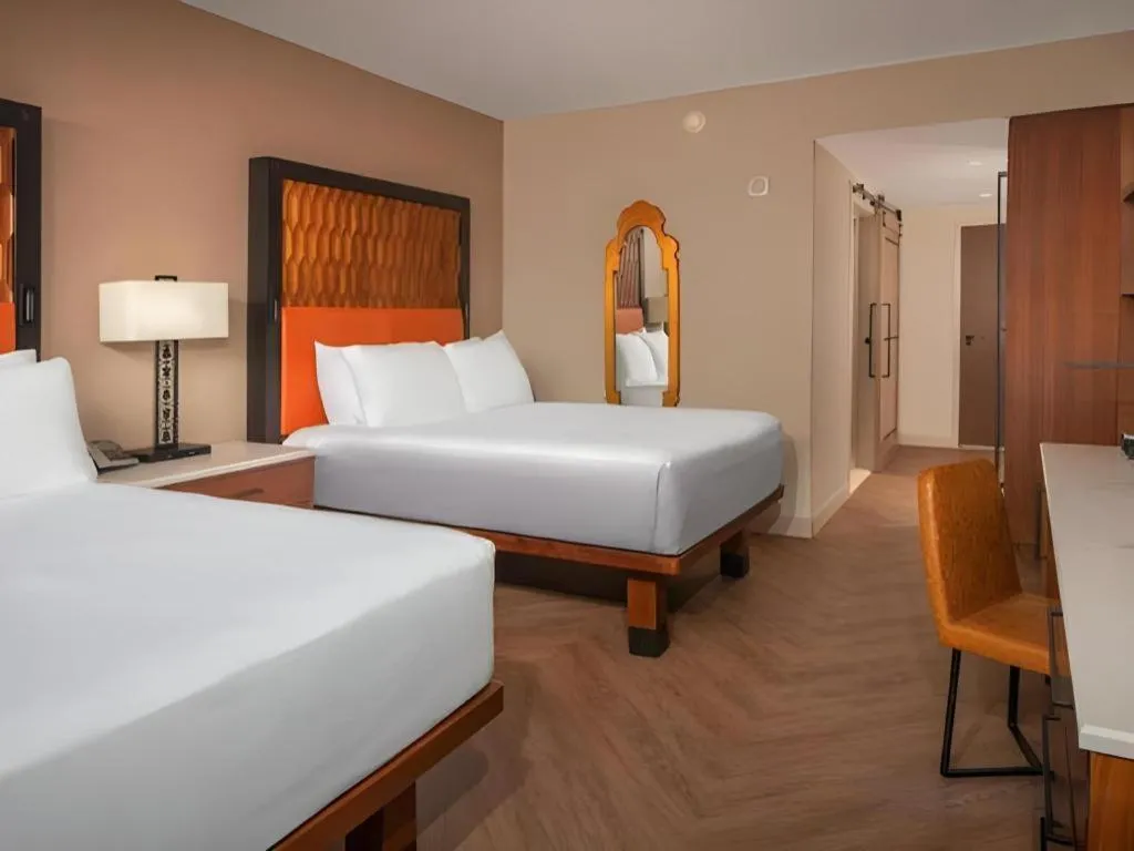Bed in Disney's Coronado Springs Resort