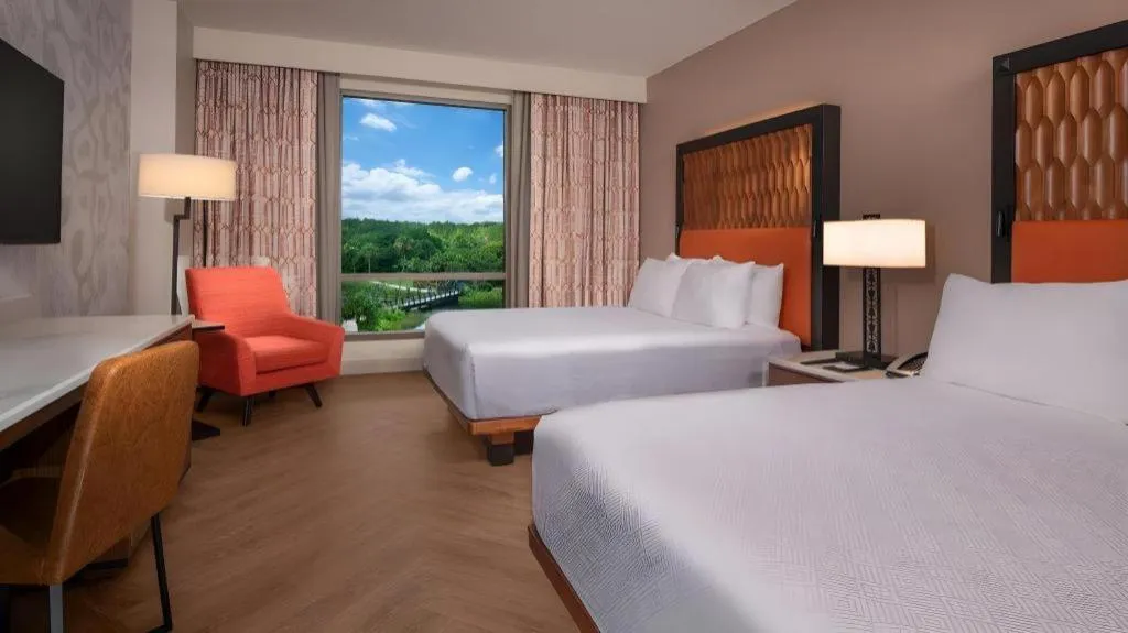 Bed in Disney's Coronado Springs Resort