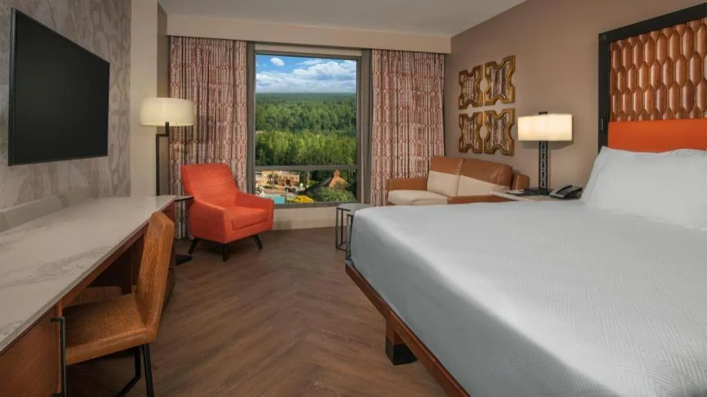 Bed in Disney's Coronado Springs Resort