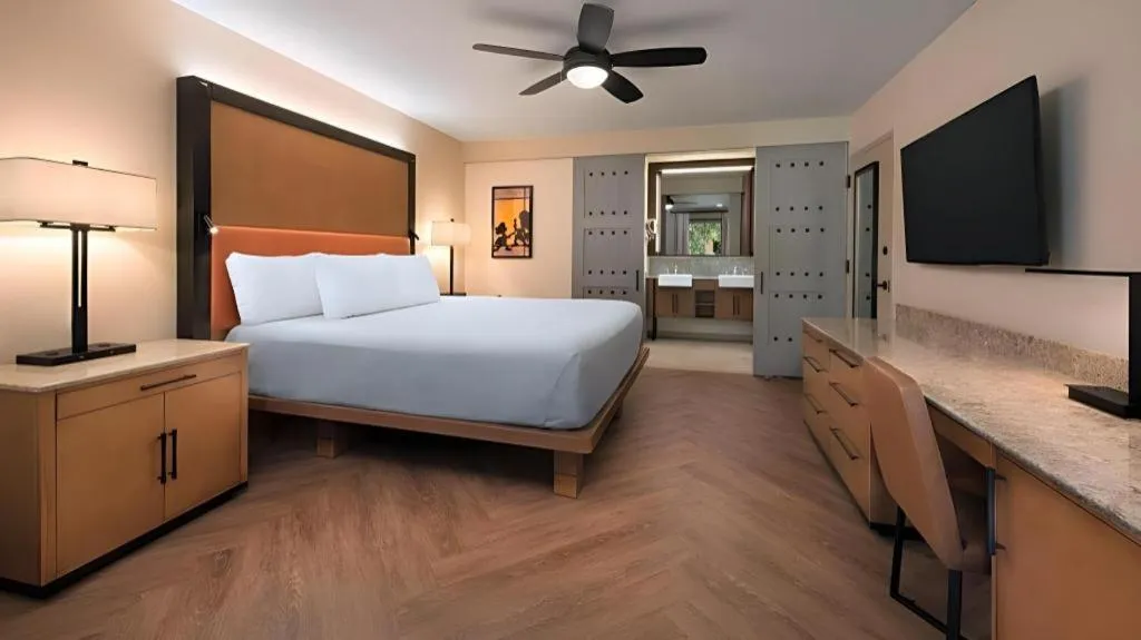 Bed in Disney's Coronado Springs Resort