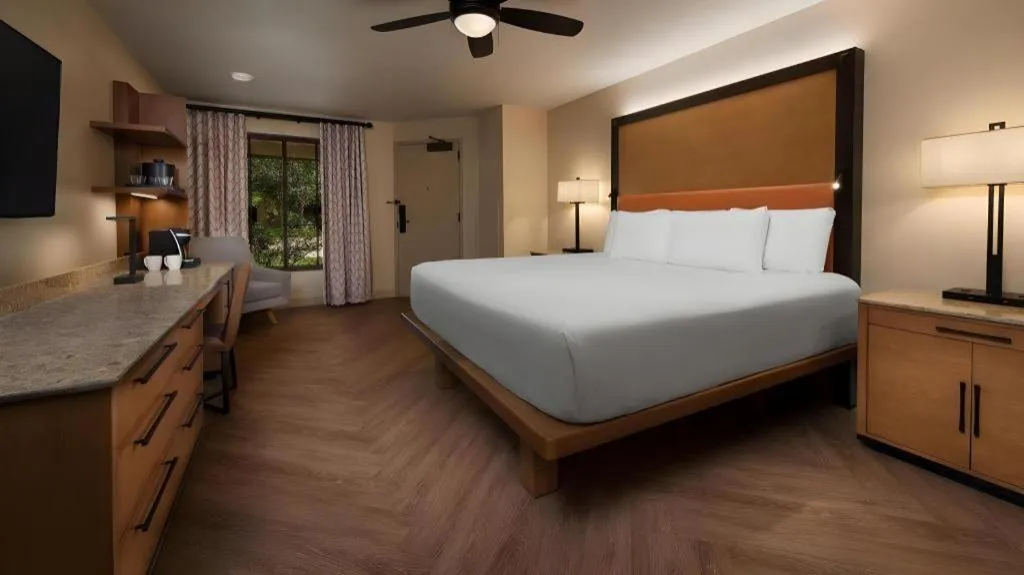 Bed in Disney's Coronado Springs Resort