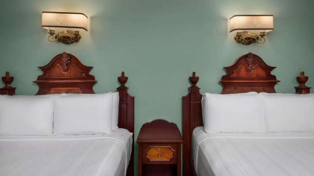 Bed in Disney's Port Orleans Resort - French Quarter