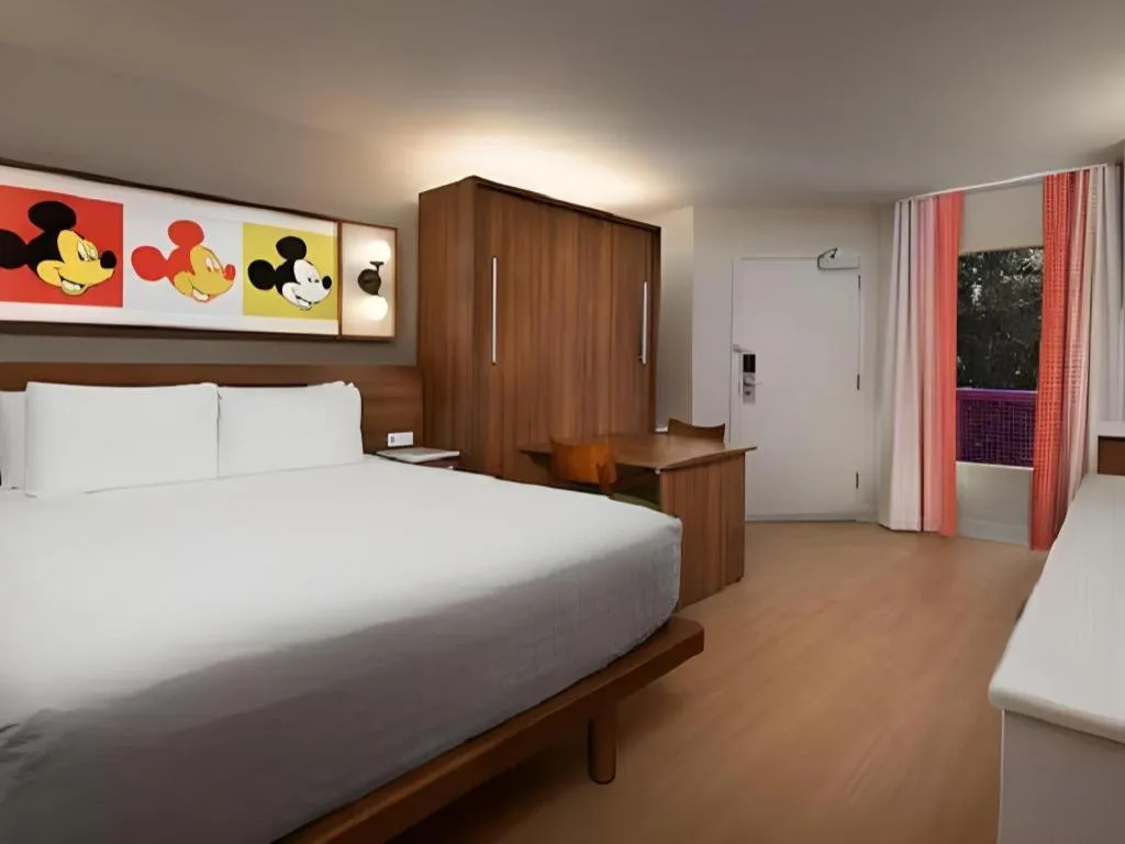 Bed in Disney's Port Orleans Resort - French Quarter