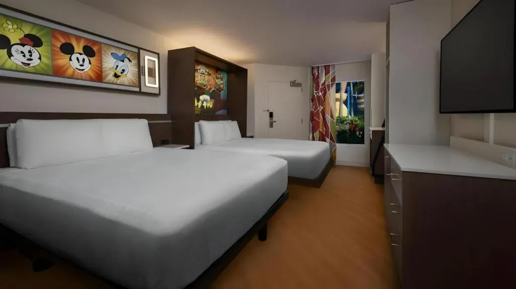 Bed in Disney's All-Star Sports Resort