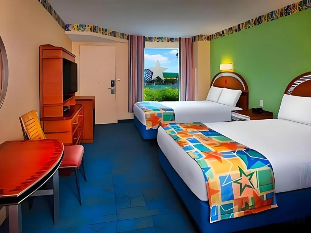 Bed in Disney's All-Star Sports Resort