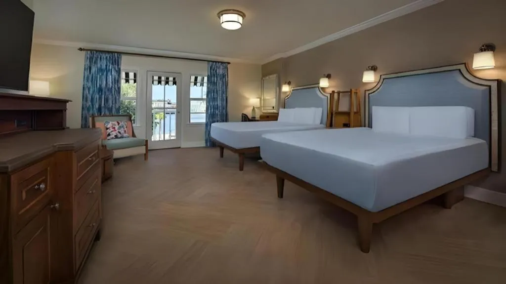 Bed in Disney's Beach Club Resort