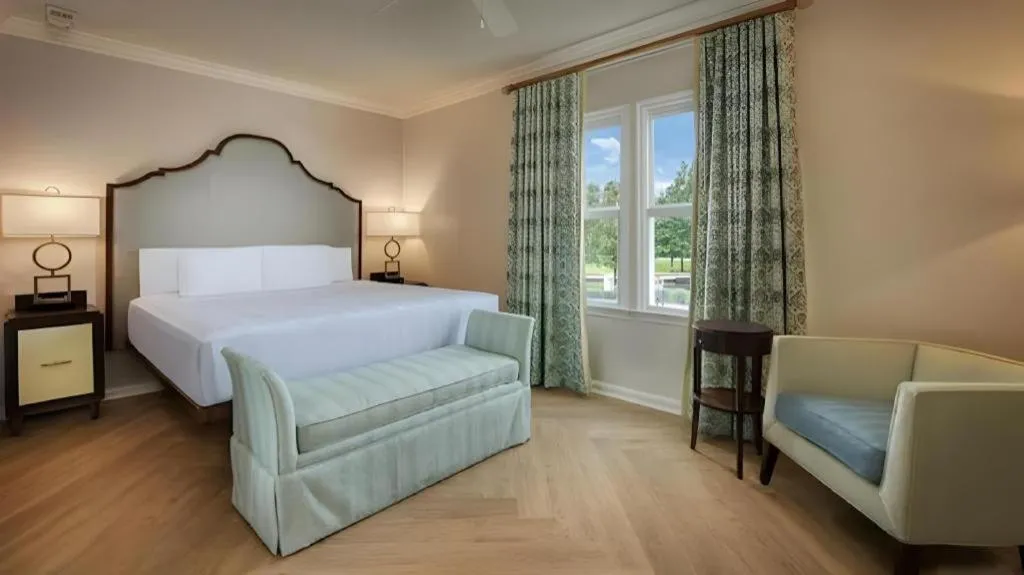 Bed in Disney's Beach Club Resort