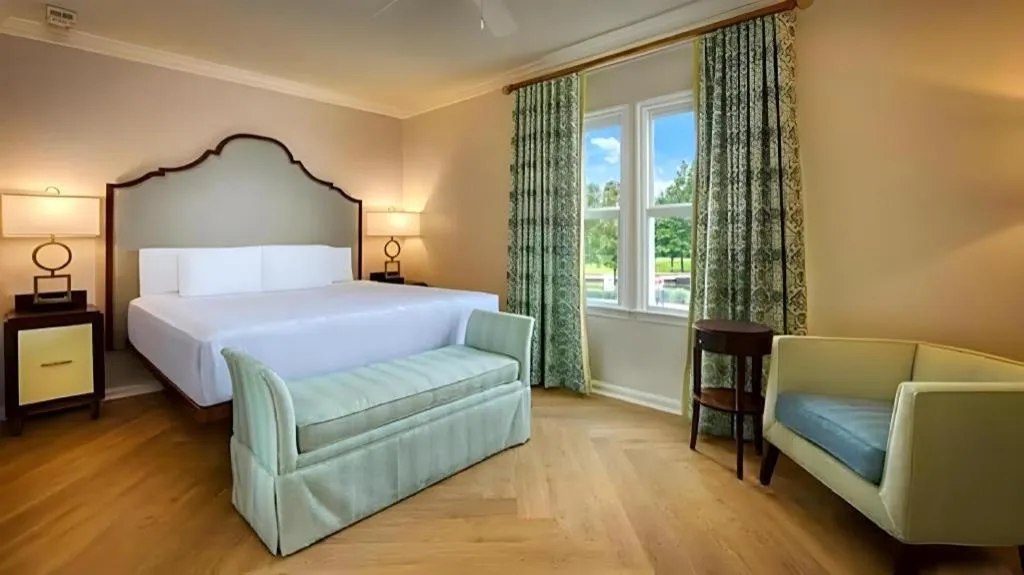 Bed in Disney's Beach Club Resort