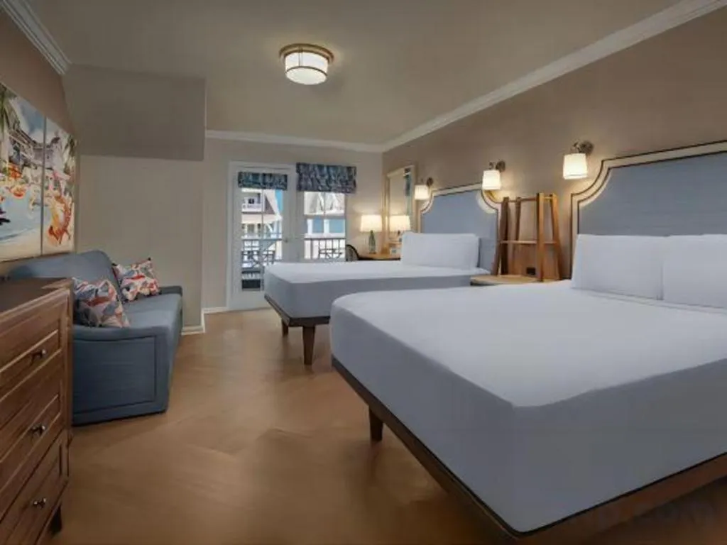 Bed in Disney's Beach Club Resort