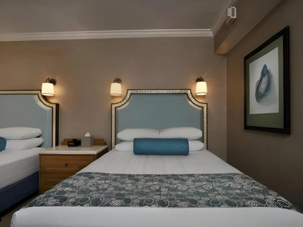 Bed in Disney's Beach Club Resort