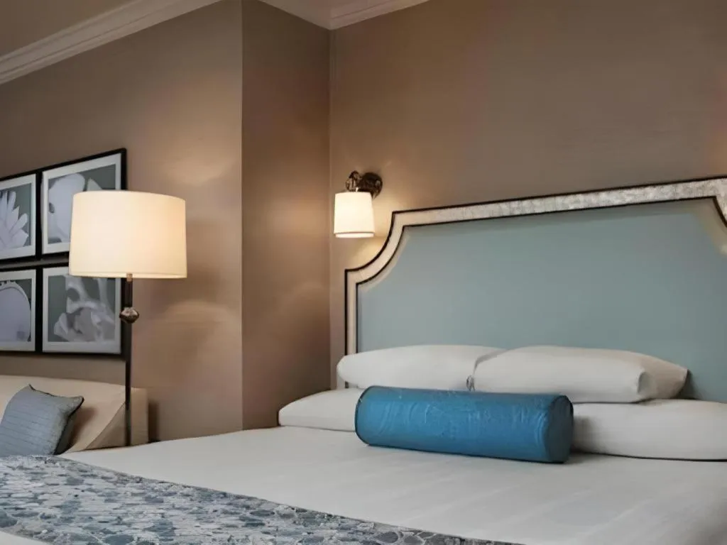 Bed in Disney's Beach Club Resort