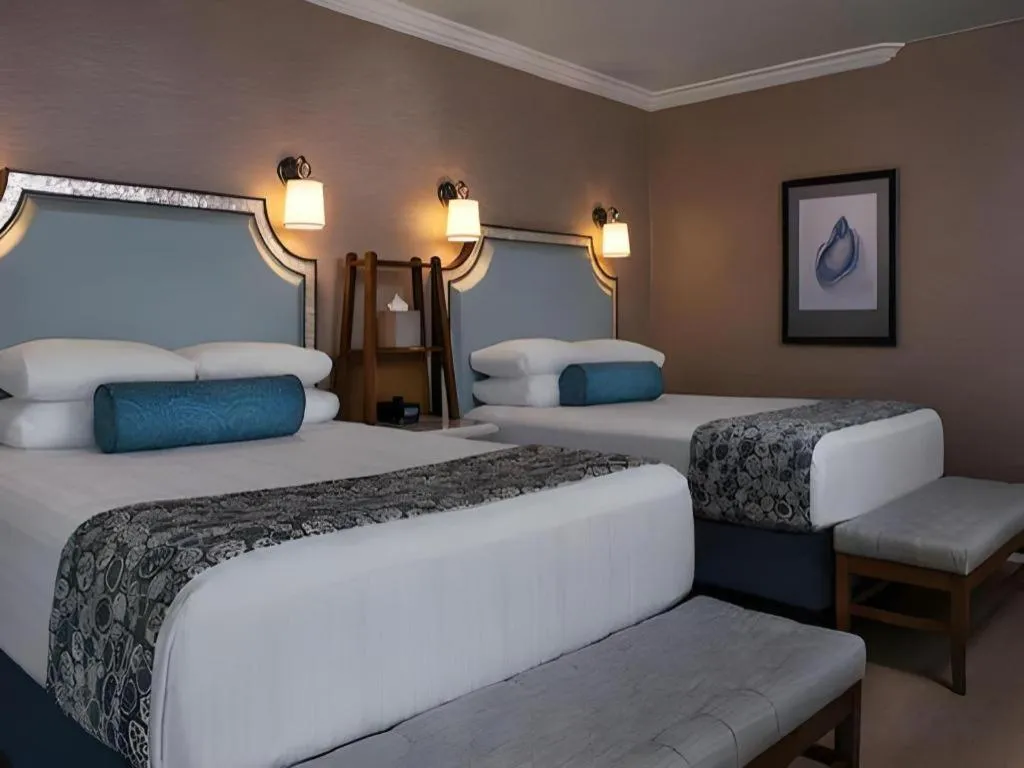 Bed in Disney's Beach Club Resort