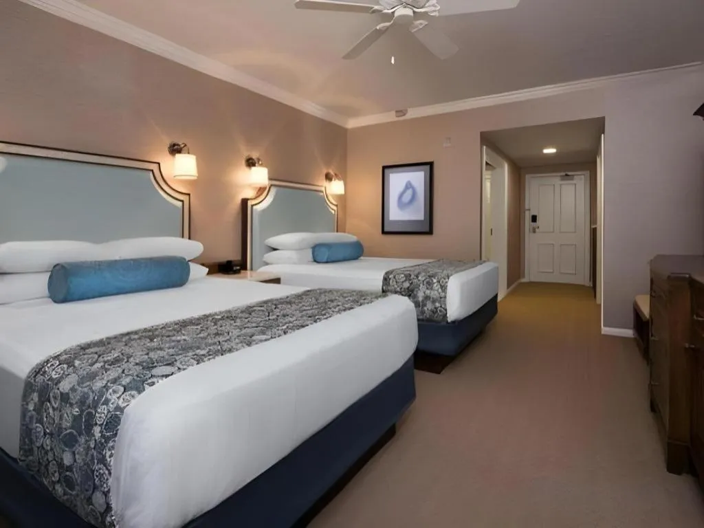 Bed in Disney's Beach Club Resort