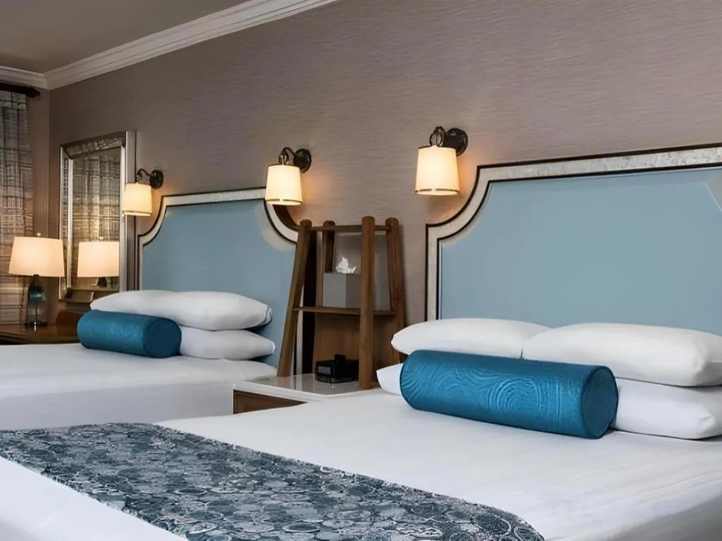 Bed in Disney's Beach Club Resort