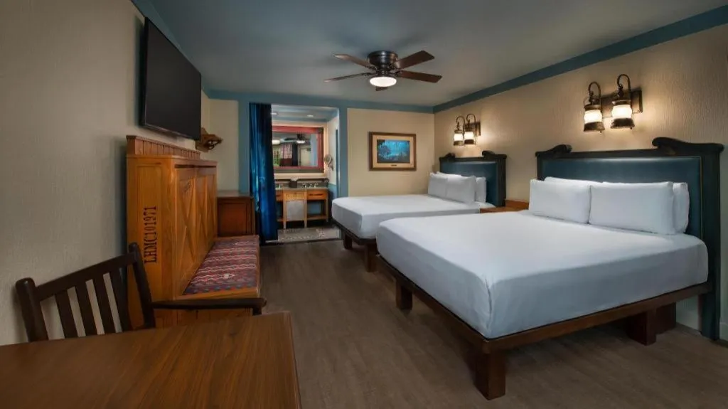 Bed in Disney's Port Orleans Resort - Riverside