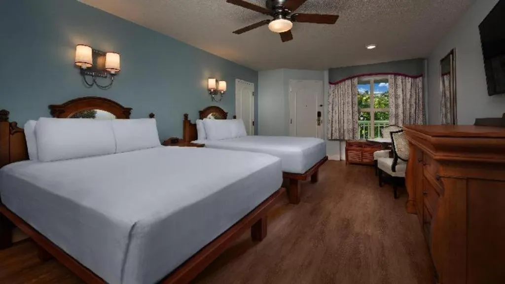 Bed in Disney's Port Orleans Resort - Riverside