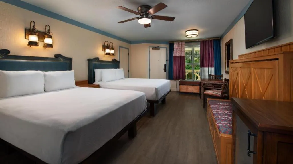 Bed in Disney's Port Orleans Resort - Riverside