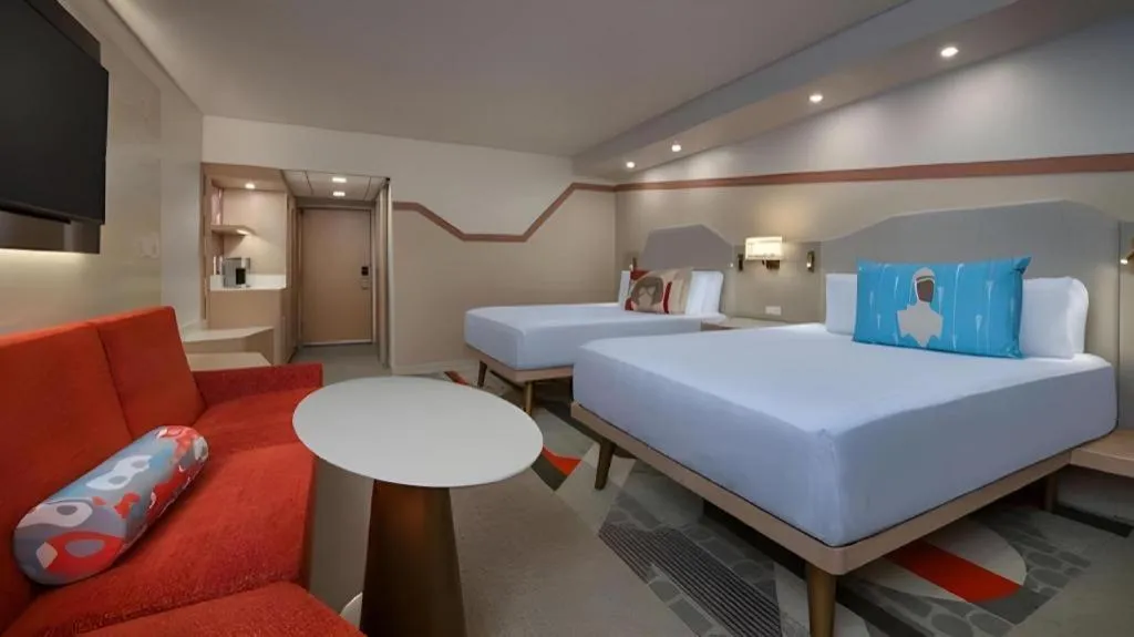 Bed in Disney's Contemporary Resort