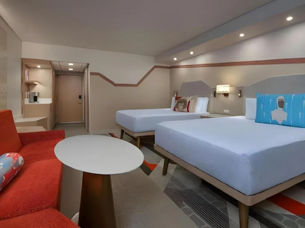 Bed in Disney's Contemporary Resort