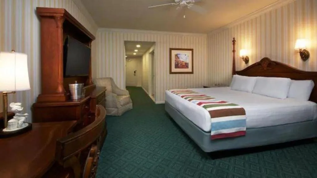 Bed in Disney's Boardwalk Inn