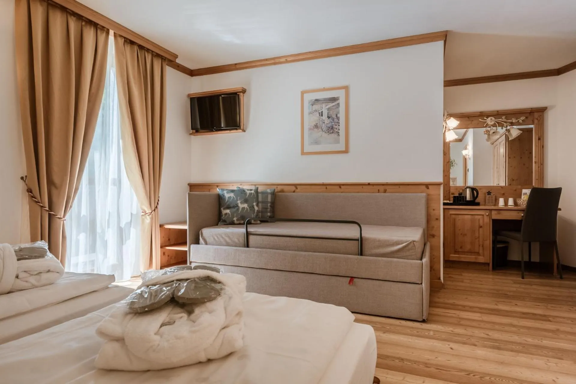 Bed in Hotel Rosa Degli Angeli