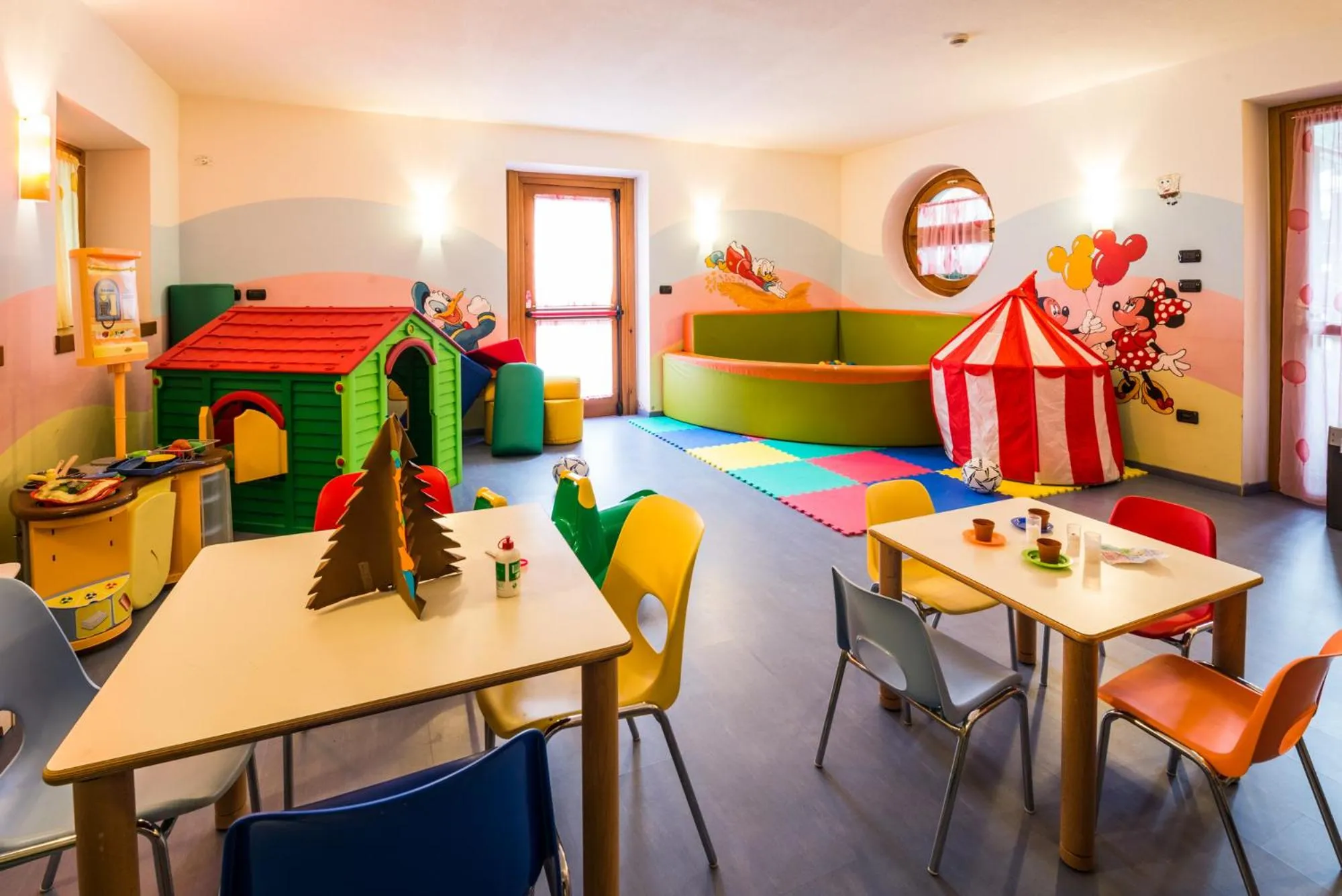 Children play ground in Hotel Rosa Degli Angeli