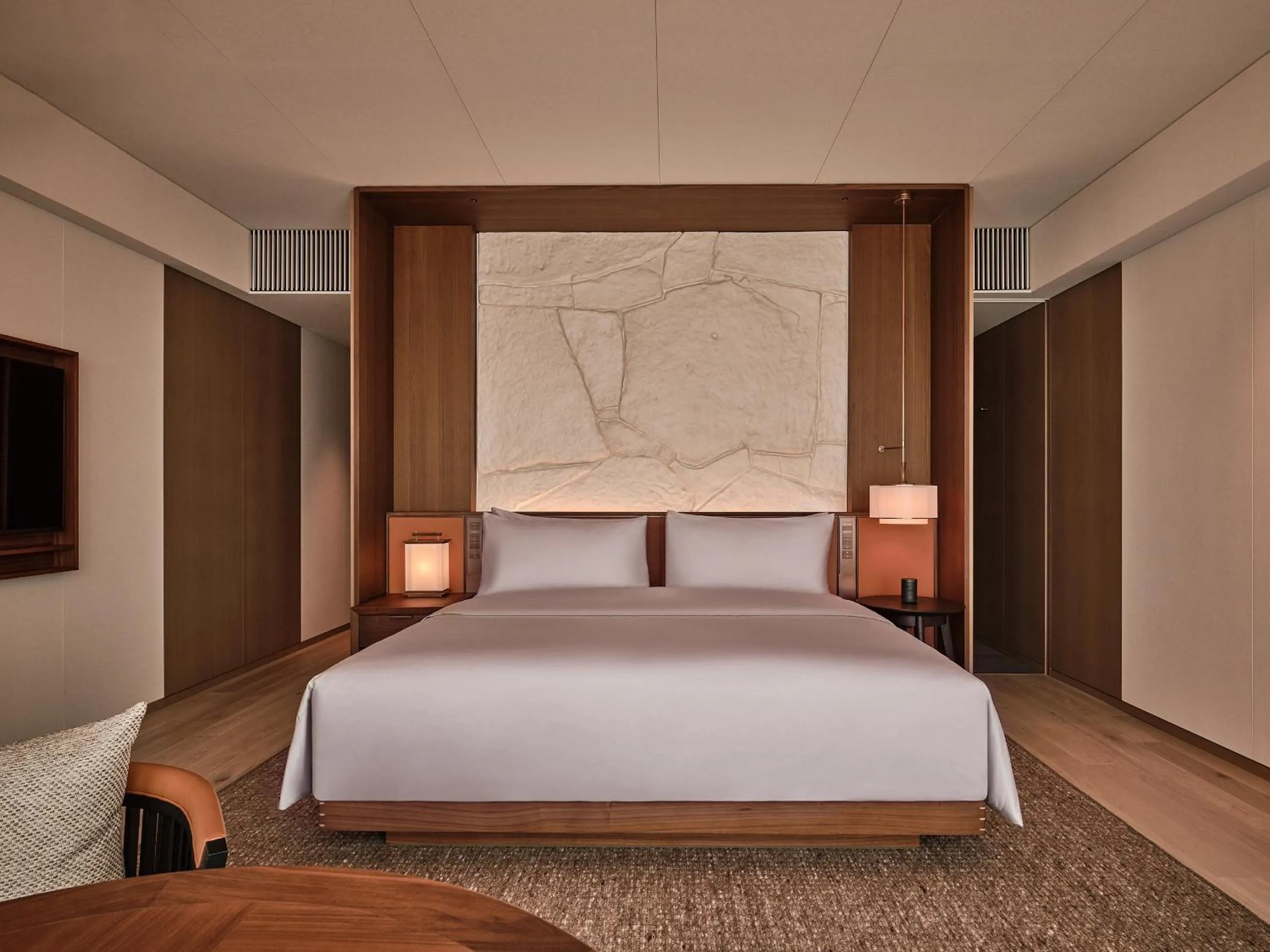 Bedroom, Bed in Patina Osaka