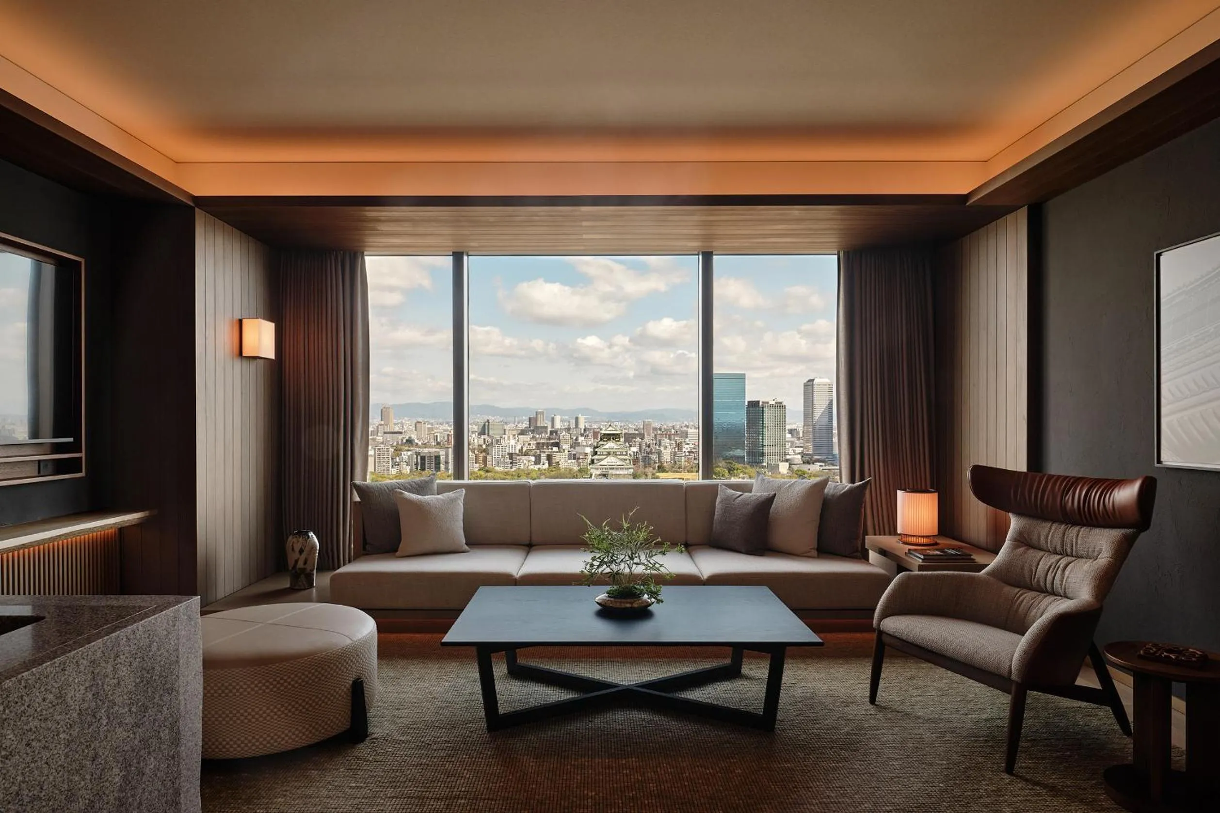 Living room in Patina Osaka