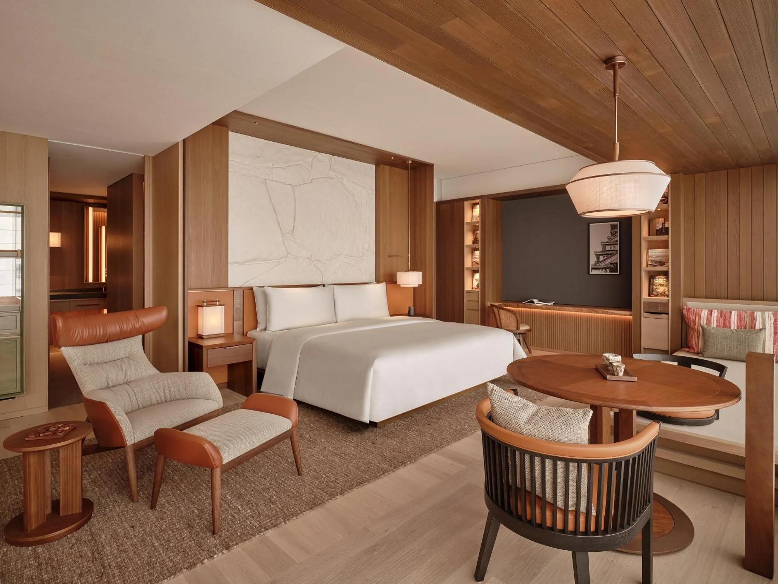 Bedroom, Bed in Patina Osaka