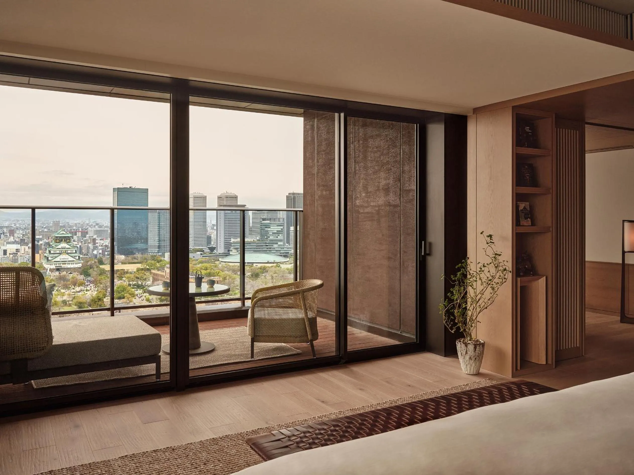 Bedroom, Bed in Patina Osaka