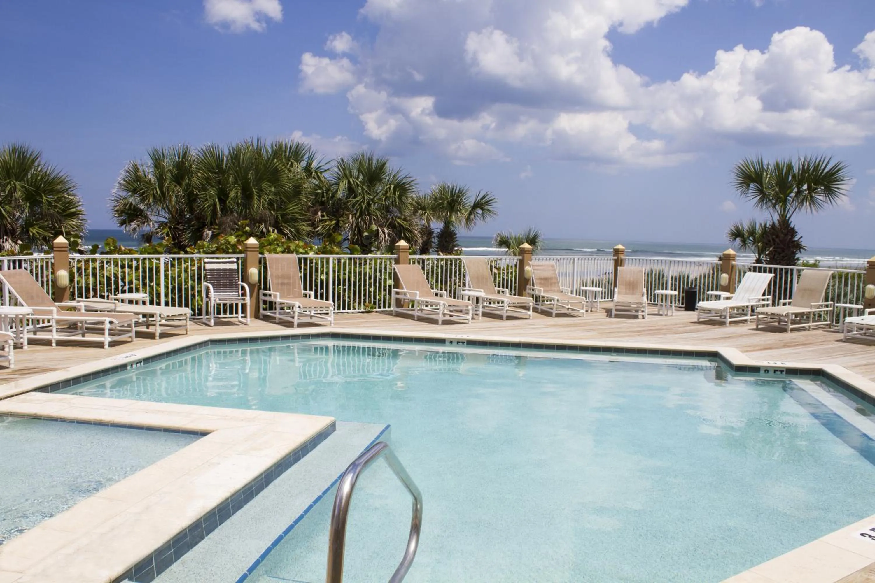 Swimming pool in New Smyrna Waves by Exploria Resorts