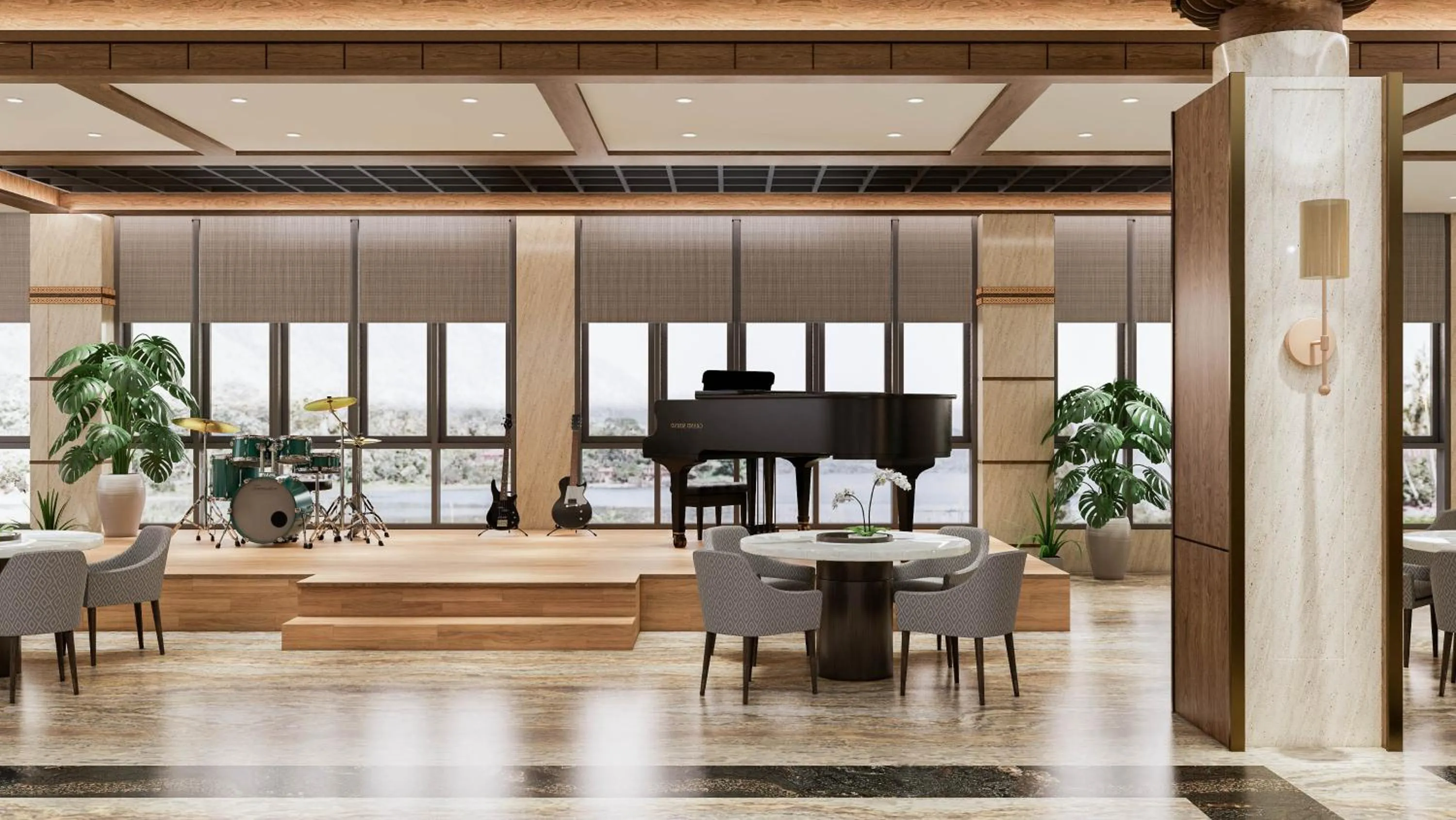 Lounge or bar in Labersa Hotel & Convention Center Samosir