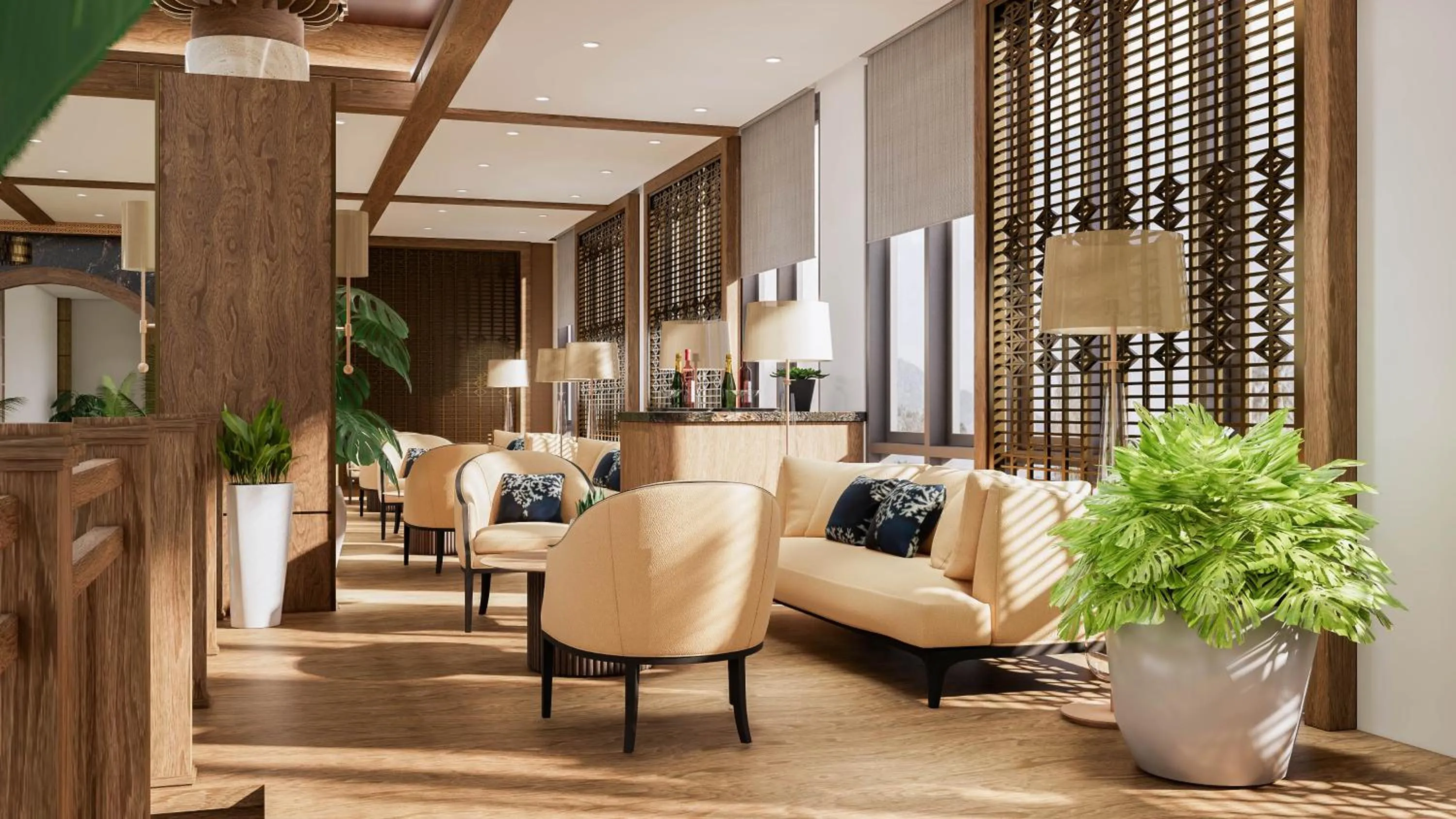 Lounge or bar in Labersa Hotel & Convention Center Samosir