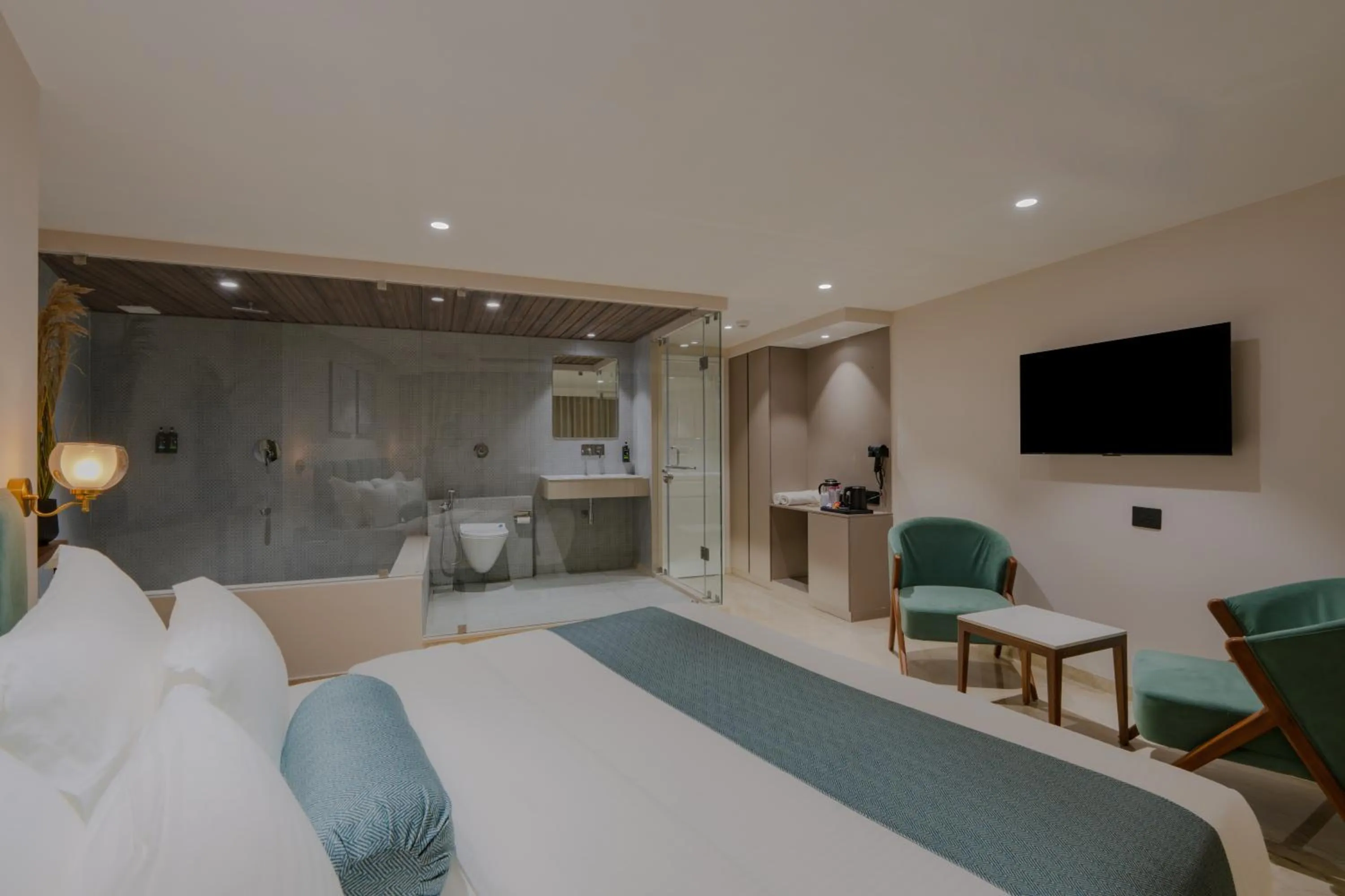 Bed in Hotel The Grand Suites