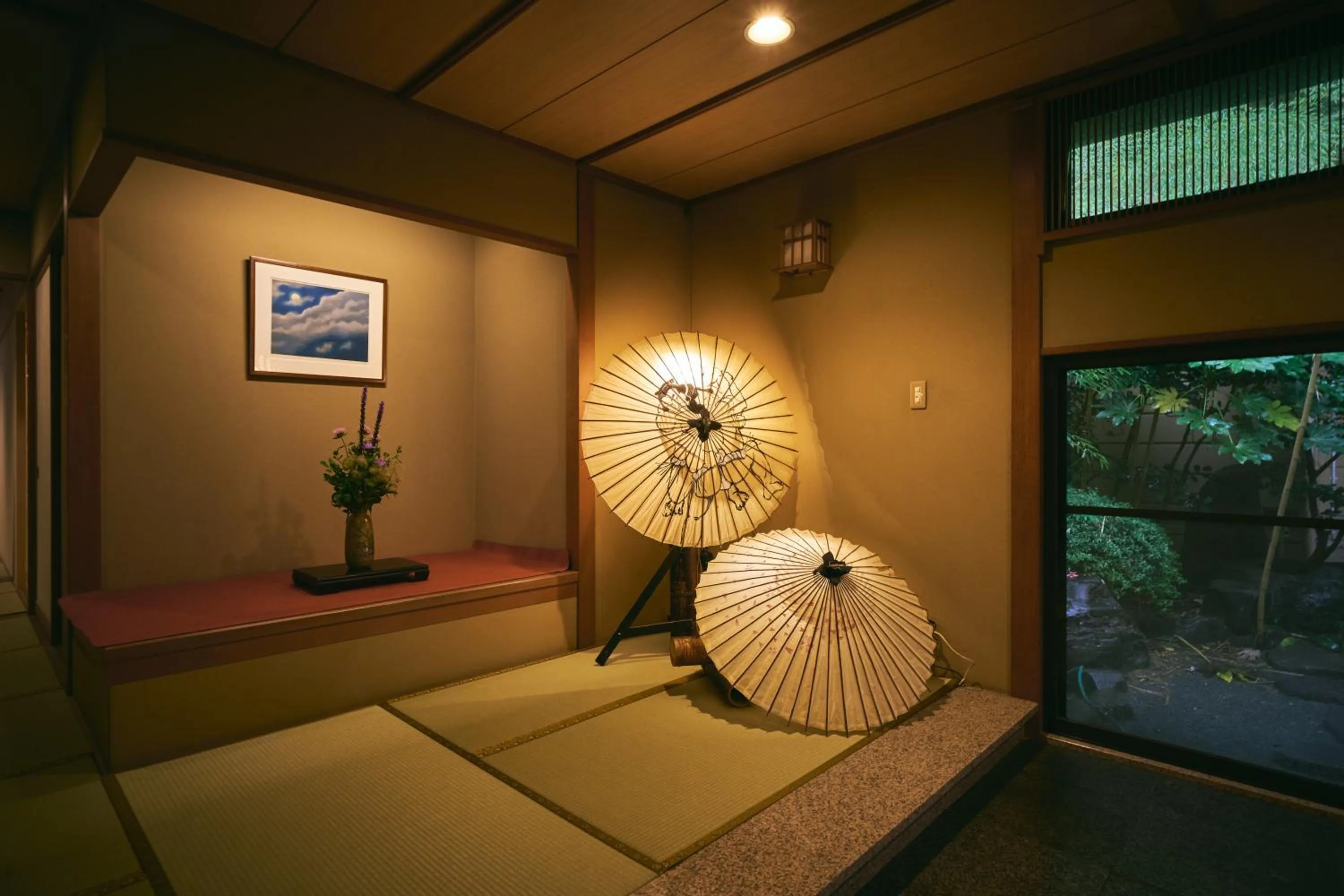 Area and facilities in Yamaga Onsen Seiryuso