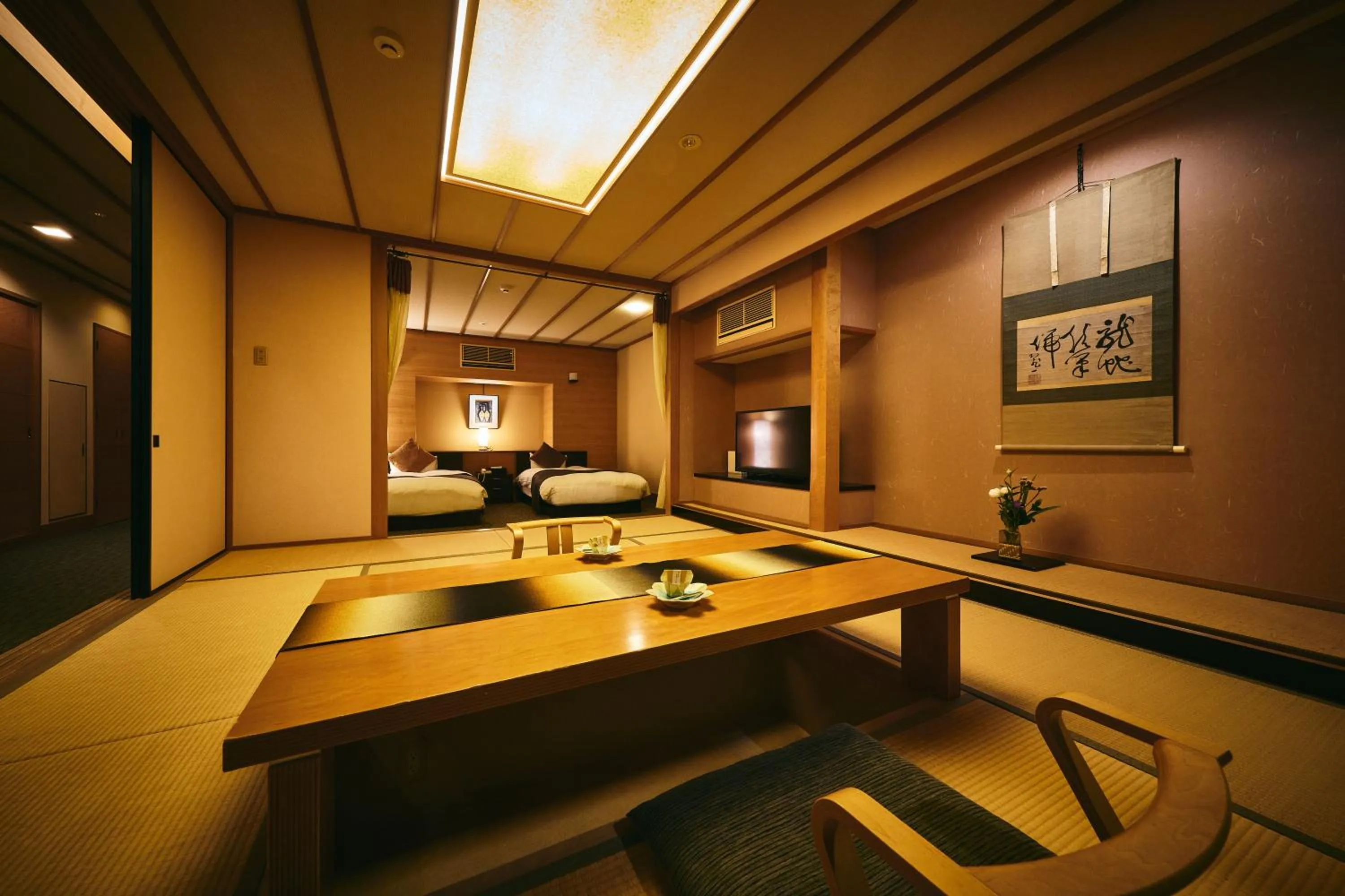 Living room in Yamaga Onsen Seiryuso