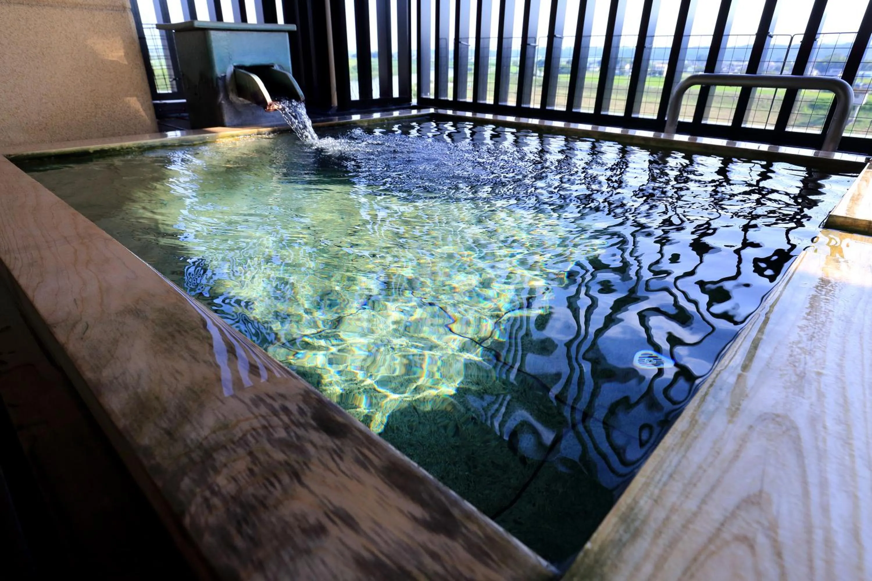 Hot Spring Bath in Yamaga Onsen Seiryuso