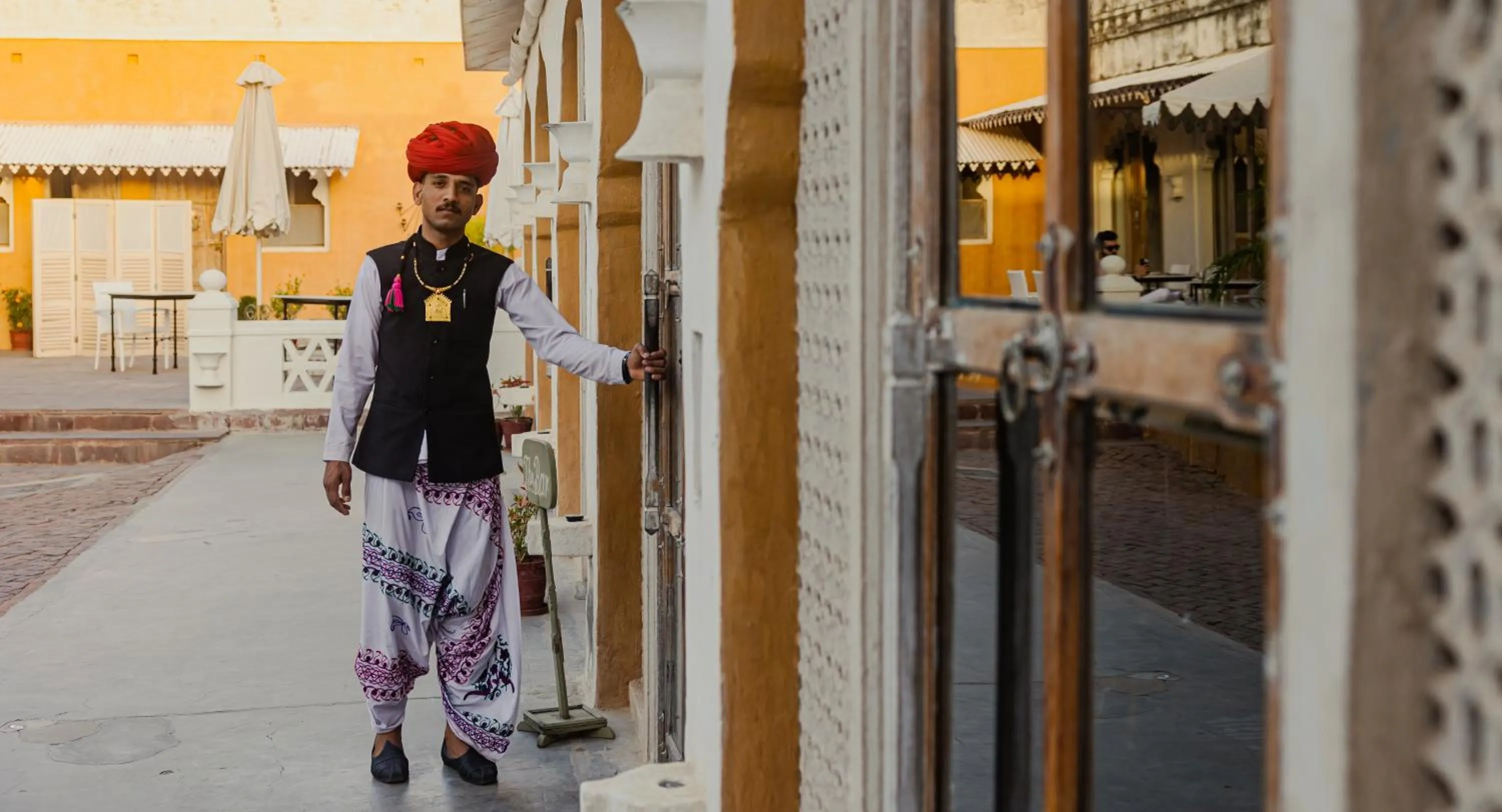 Facade/entrance in The Rawla Narlai - A Luxury Heritage Stay in Leopard Country