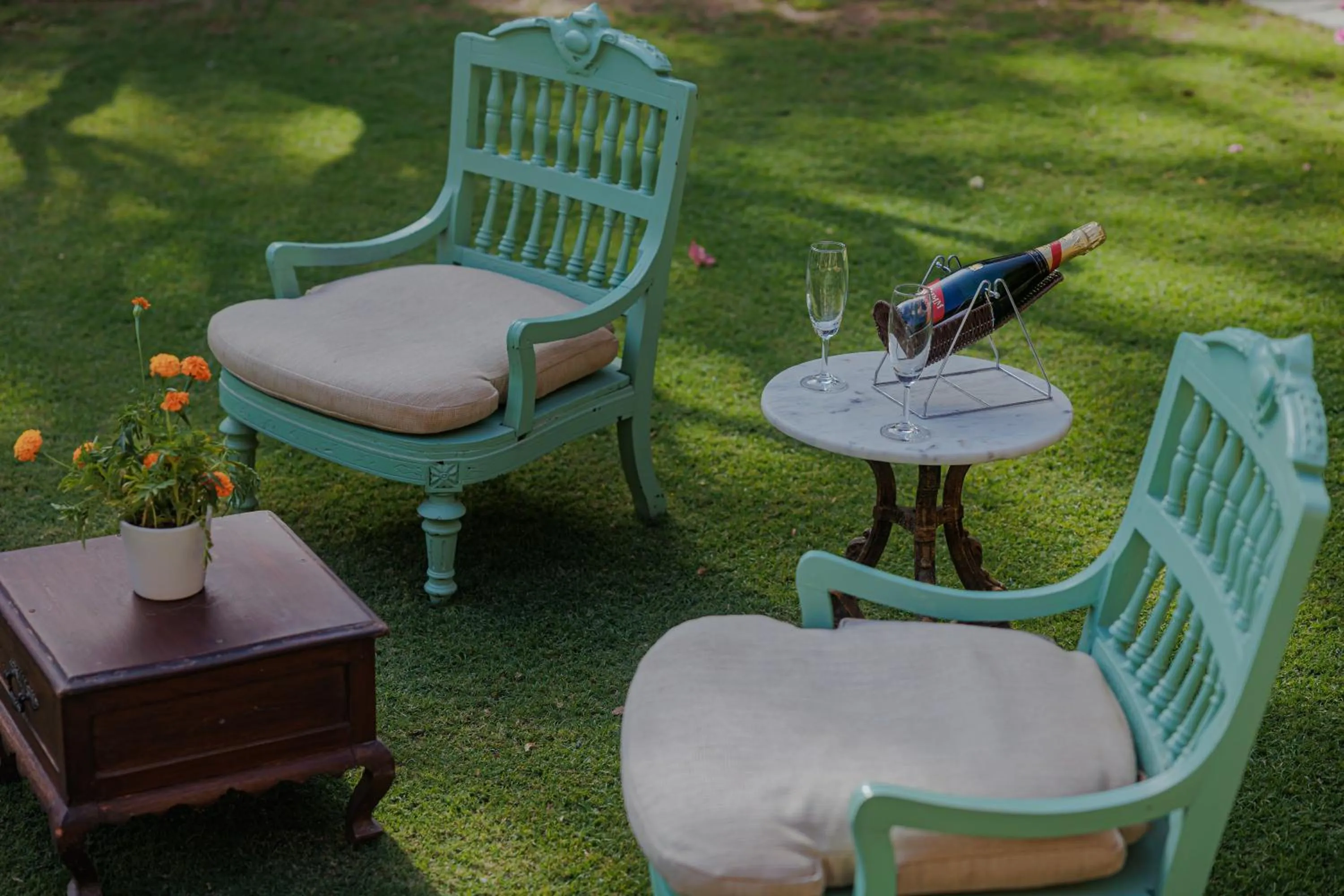 Seating area in The Rawla Narlai - A Luxury Heritage Stay in Leopard Country