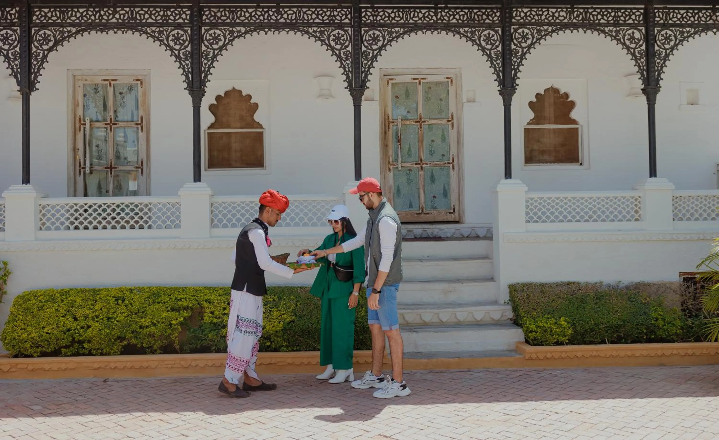 Guests in The Rawla Narlai - A Luxury Heritage Stay in Leopard Country