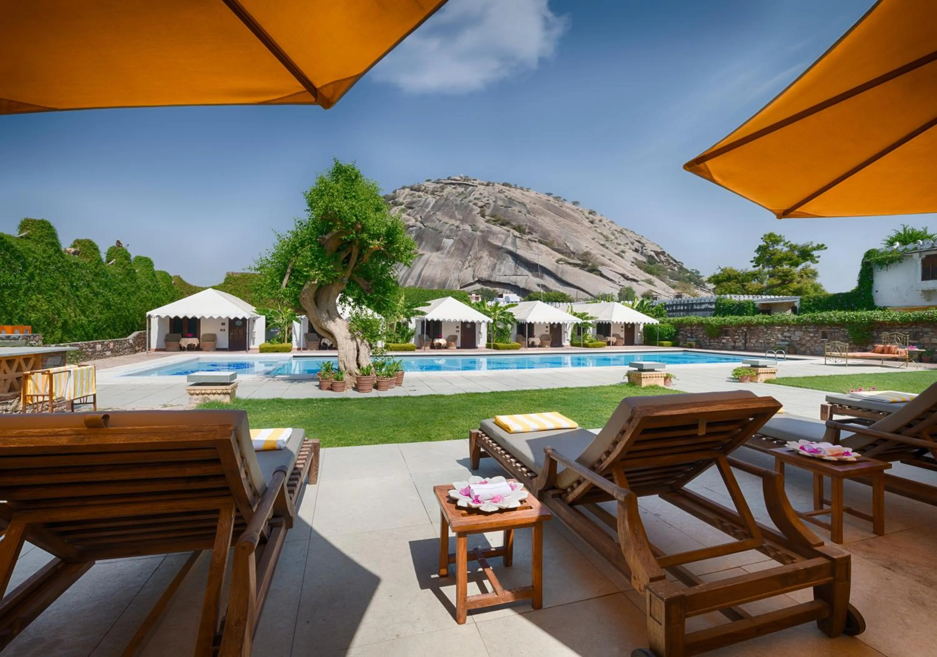 Balcony/Terrace in The Rawla Narlai - A Luxury Heritage Stay in Leopard Country