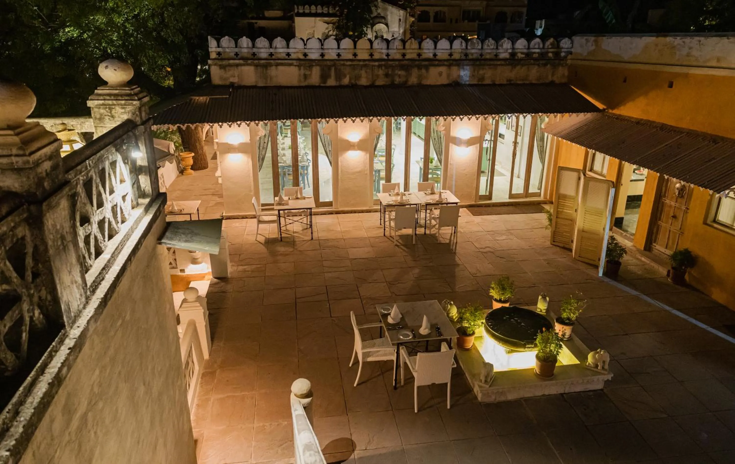 Balcony/Terrace in The Rawla Narlai - A Luxury Heritage Stay in Leopard Country