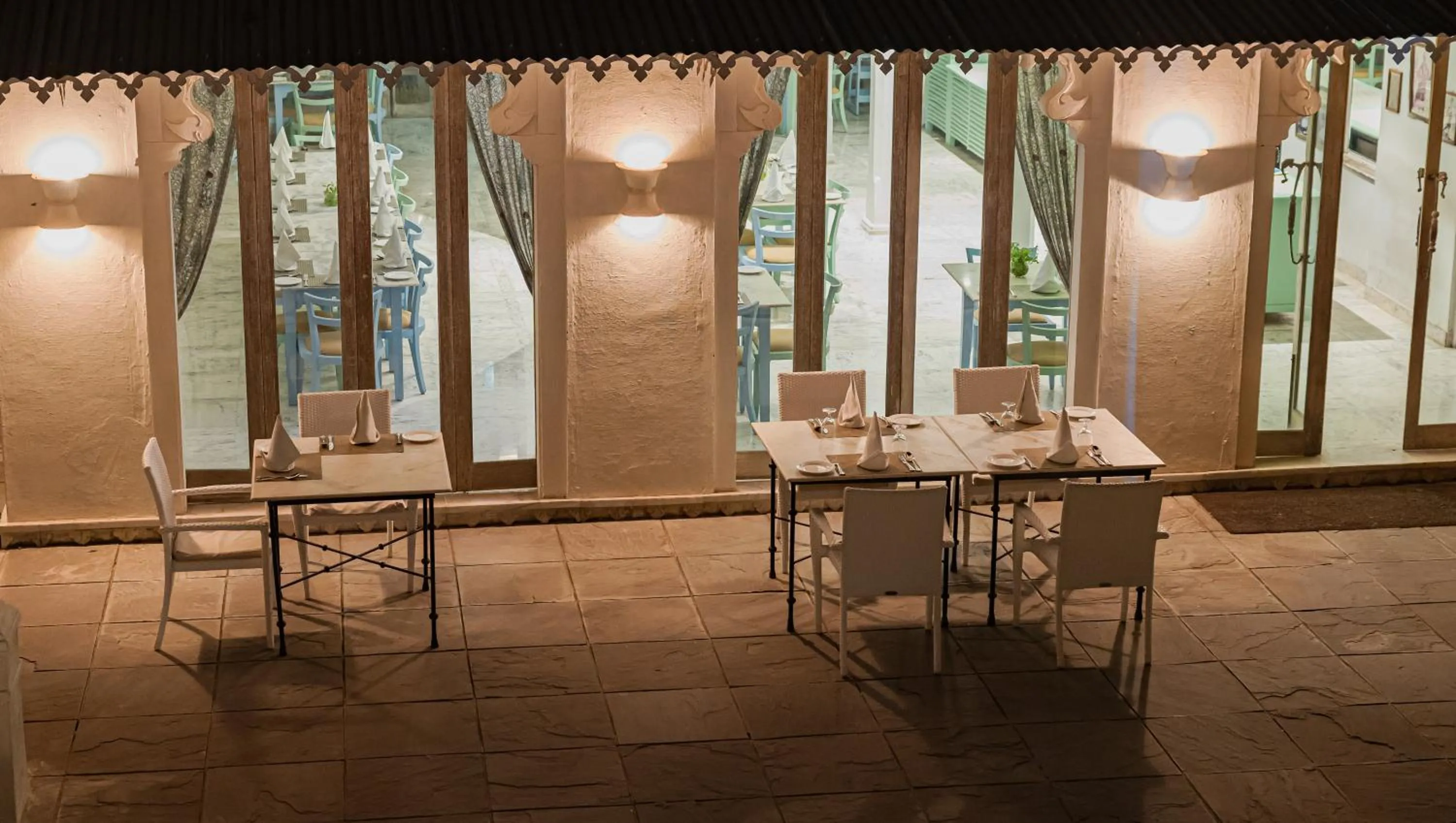 Dining area in The Rawla Narlai - A Luxury Heritage Stay in Leopard Country