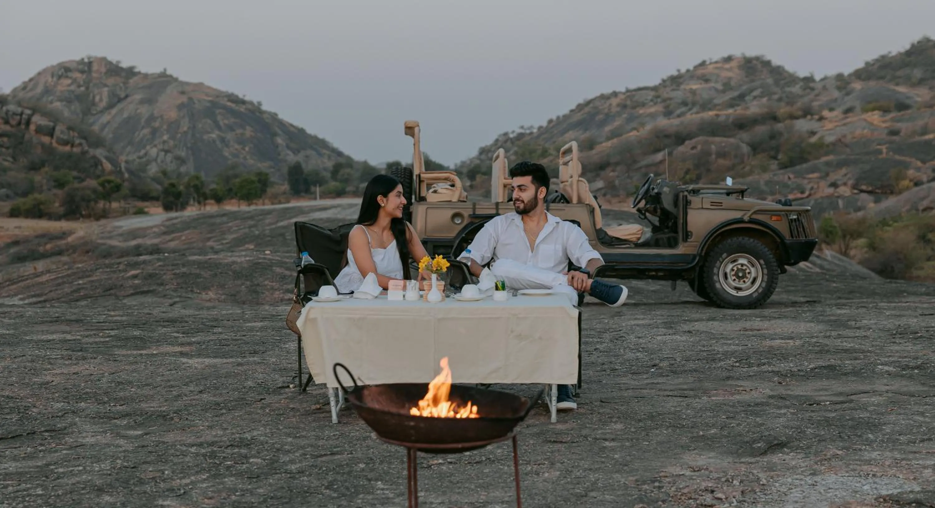 BBQ facilities in The Rawla Narlai - A Luxury Heritage Stay in Leopard Country