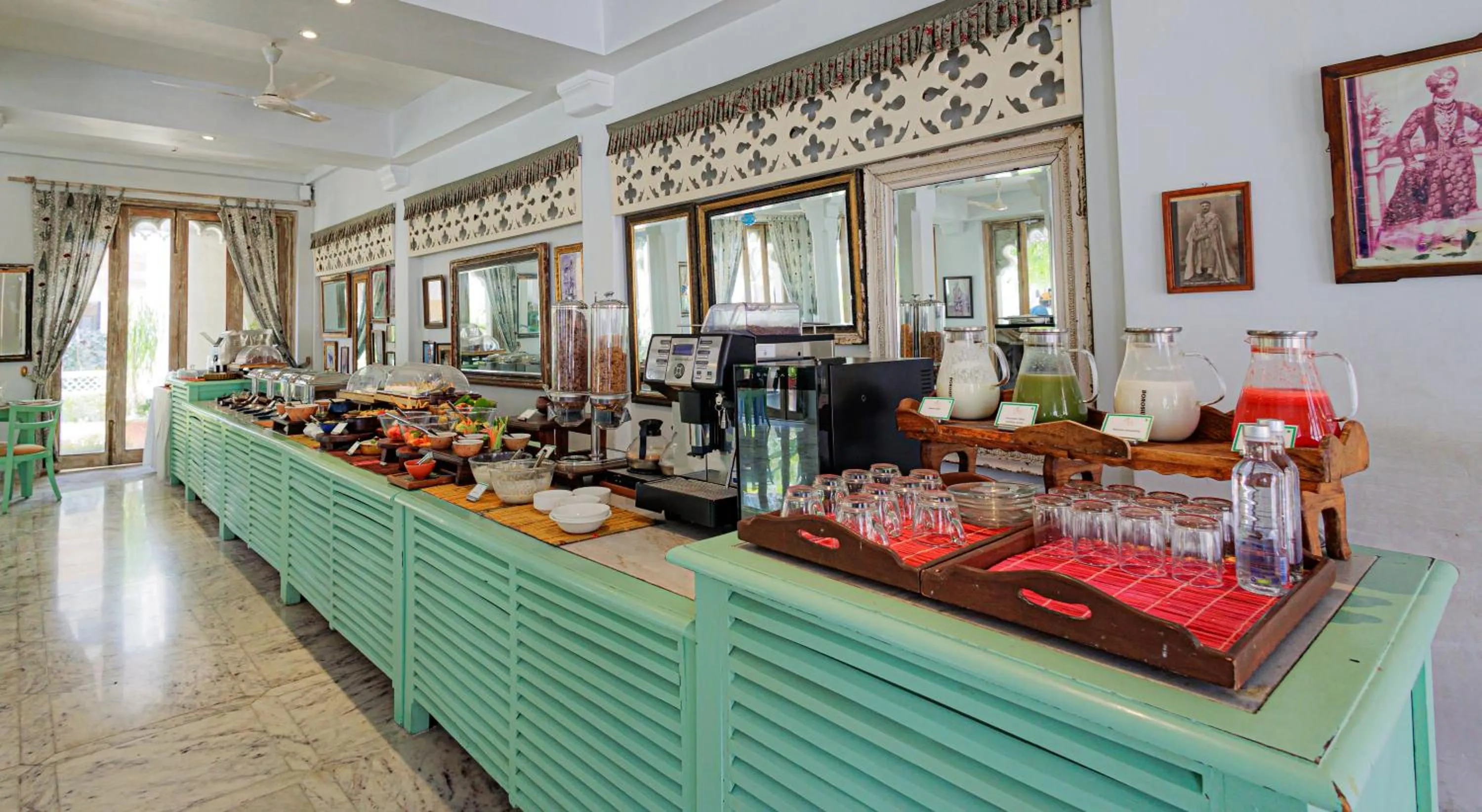 Restaurant/places to eat in The Rawla Narlai - A Luxury Heritage Stay in Leopard Country