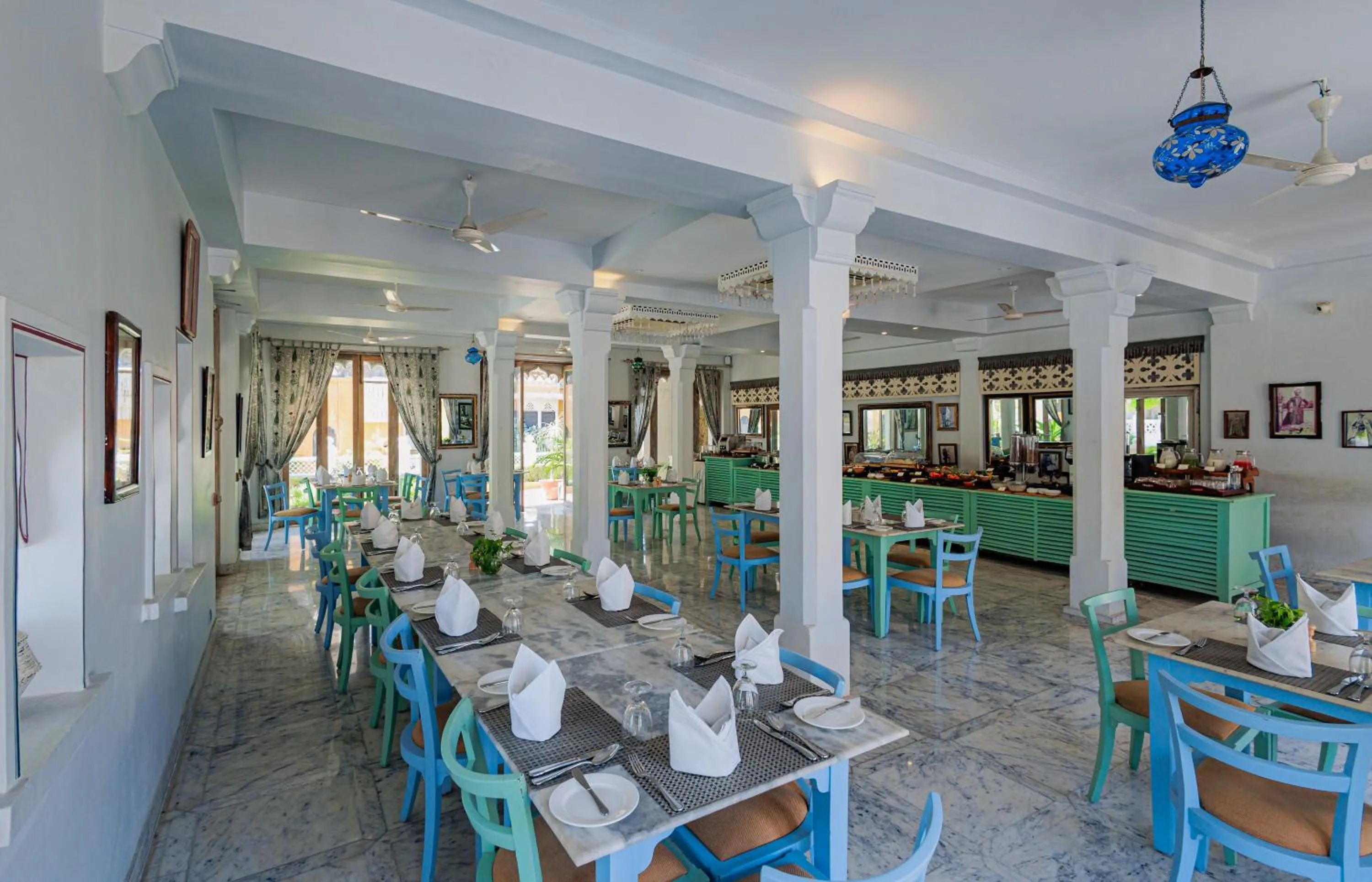 Restaurant/places to eat in The Rawla Narlai - A Luxury Heritage Stay in Leopard Country