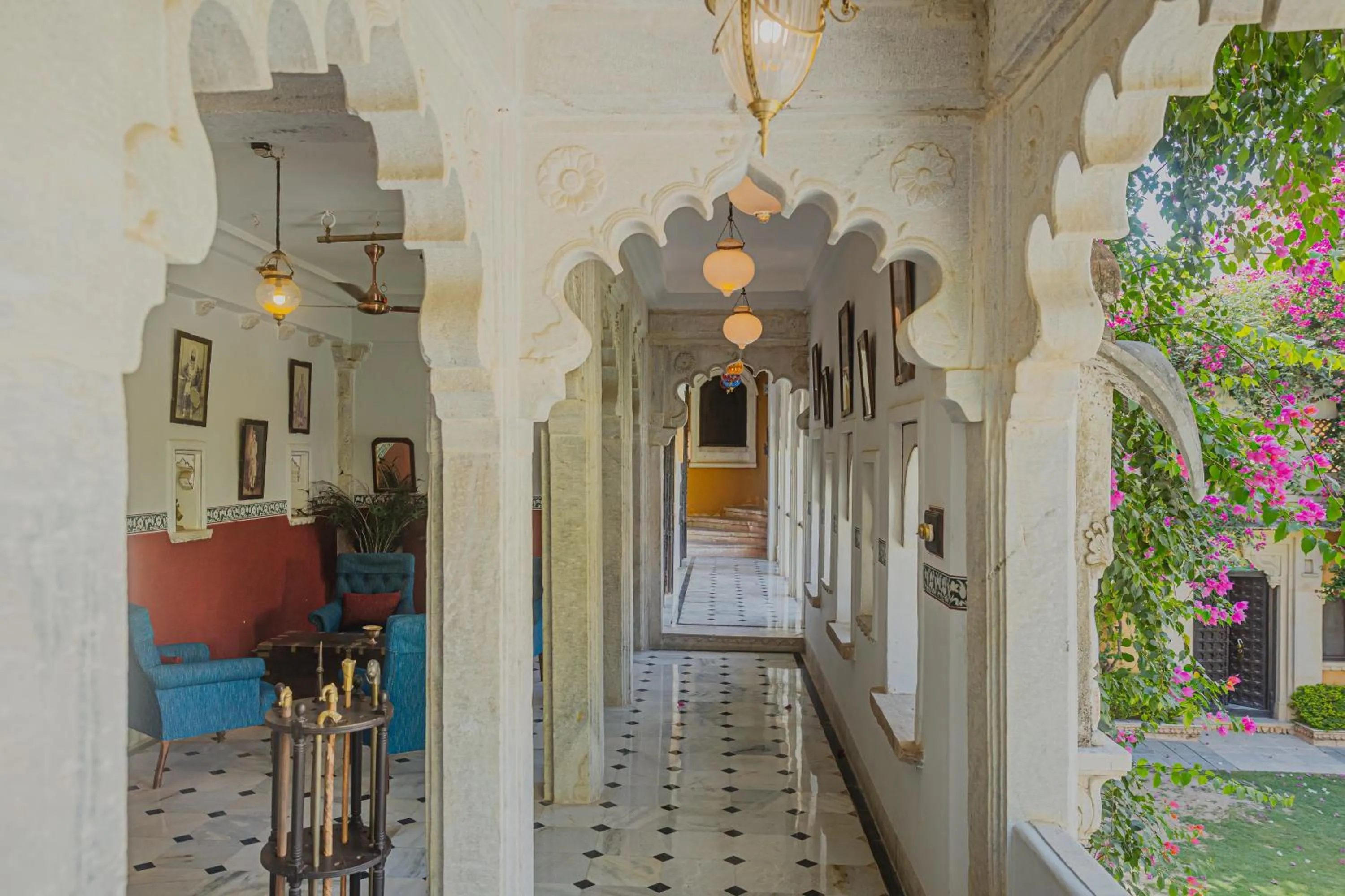 Decorative detail in The Rawla Narlai - A Luxury Heritage Stay in Leopard Country
