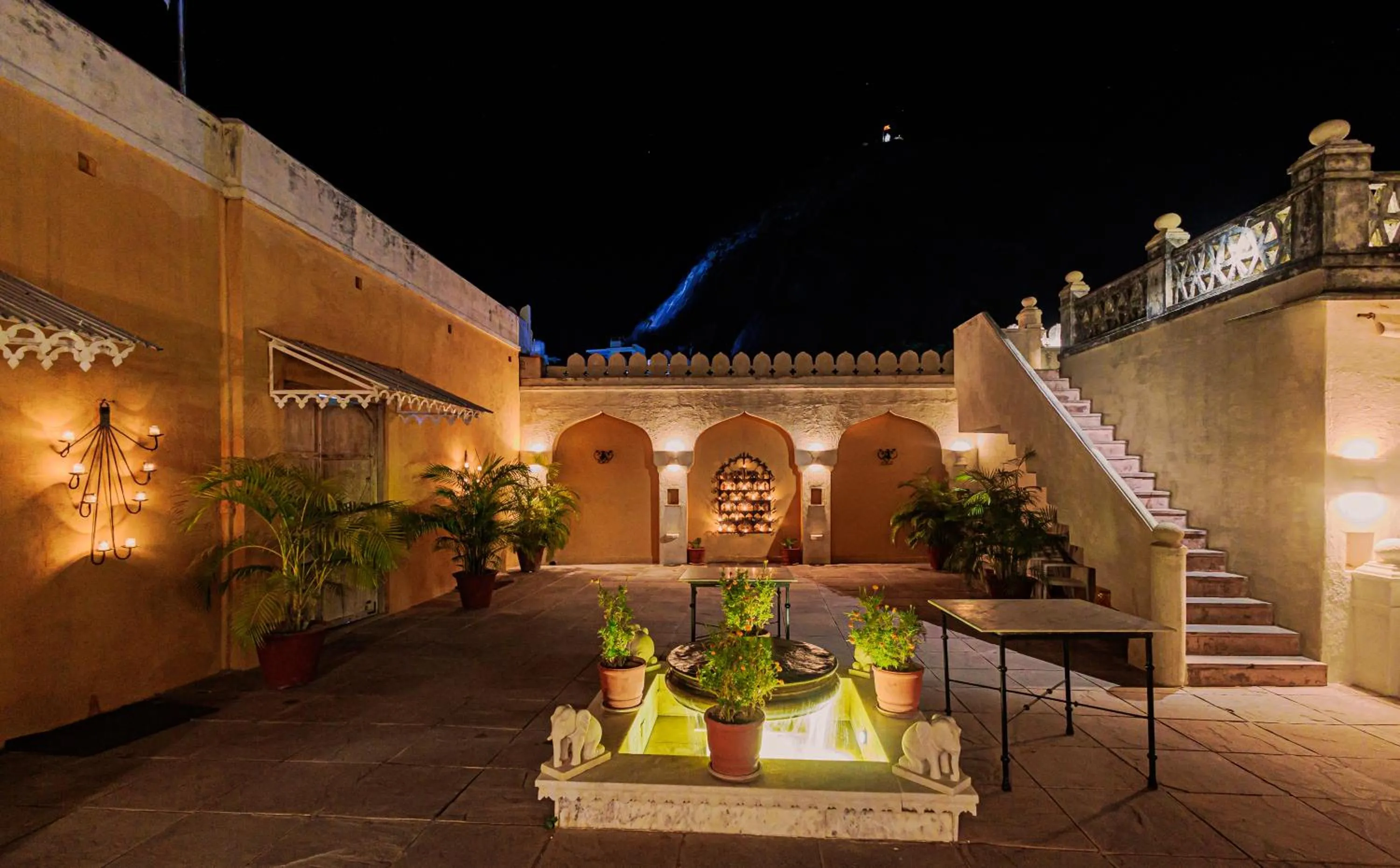 Balcony/Terrace in The Rawla Narlai - A Luxury Heritage Stay in Leopard Country