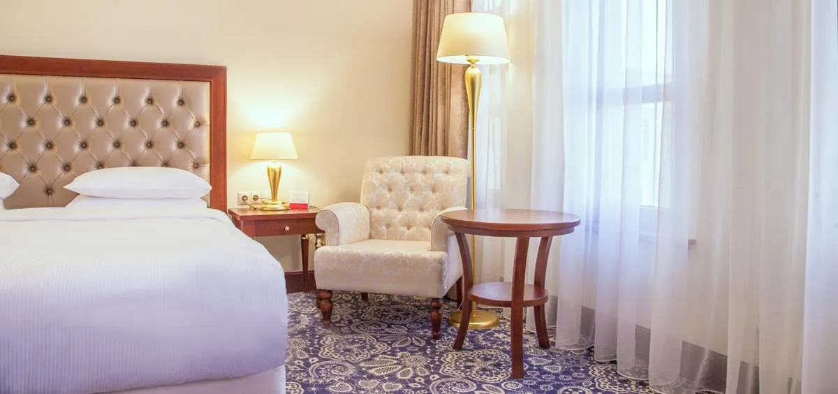 Bed in Ramada by Wyndham Almaty